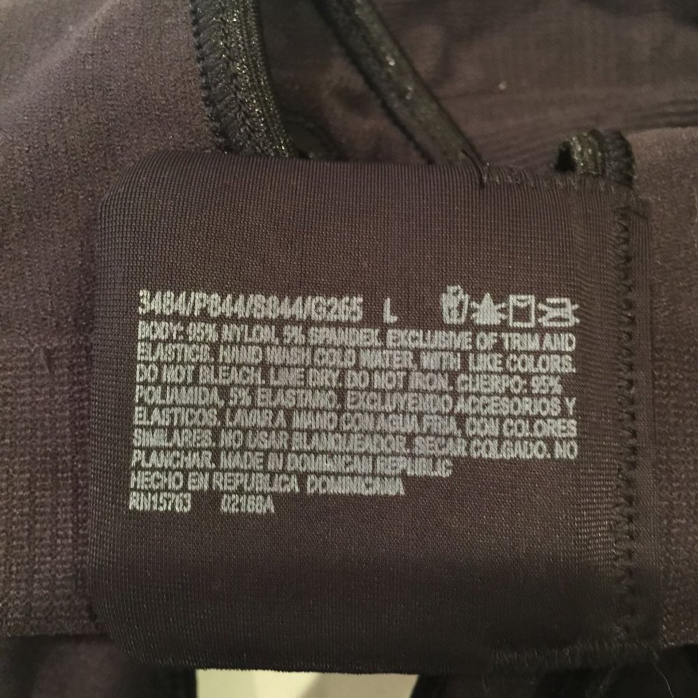 Bali Women's Comfort Revolution Wireless Bra Size Large Black Comfort Flex Fit D - Picture 3 of 5